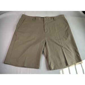 Adidas Shorts Mens 42 Tan Khaki Chino Golf Casual Comfort Outdoors Men‎